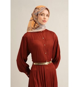 80 Armine Twill İpek Eşarp 9315D