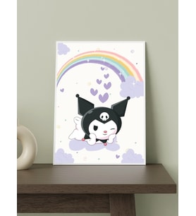 Sanrio Kuromi Anime Tasarımlı 24*33 cm 350 gr. Kuşe Kağıt Poster PYTKPSTR054