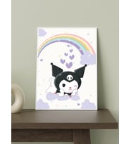 Sanrio Kuromi Anime Tasarımlı 24*33 cm 350 gr. Kuşe Kağıt Poster PYTKPSTR054