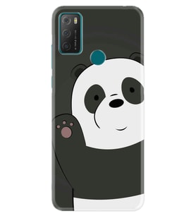 TCL 20E Kılıf Silikon Desen Hello Panda 1709