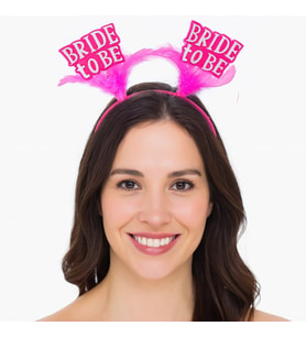 Pembe Renkli Bride To Parti Tacı – Bekarlığa Veda Gecesi İçin