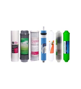 Overwater Uyumlu Su Arıtma Cihazı 7’li Filtre Seti 10 Aşamalı Lg (kuno) Membran