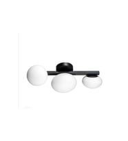 modern spor tavan plofonyer  opal camlı salon avize