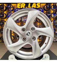 4 Adet BK-604 5.5*14 4*108 ET12 65.1 HYPER SILVER JANT (Takım)