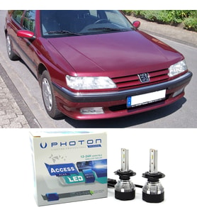 Peugeot 605 Led Xenon Kısa Far Ampulü H1 Access Yeni Seri Beyaz