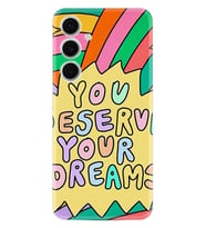 Samsung Galaxy S24 FE Kılıf Boutique Baskılı Resimli You Deserve Pcode -056