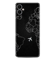 Tecno Pova Neo 2 Kılıf Resimli Desenli Silikon Platinium Series Black Plane 1868
