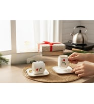 Acar 06595 Kahve Fincanı Leone 2'Li