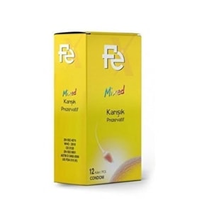 Fe Prezervatif Mixed Karışık 12'li