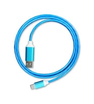 İTHİNK KABLO IŞIKLI TYPE-C K80C MAVİ