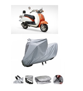 Asya AS 125  Gri Motosiklet Brandası ARKA ÇANTA UYUMLU DEĞİLDİR