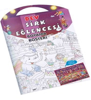 Sirk Eğlencesi Dev Boyama Posteri