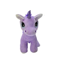Peluş Pony At 30 Cm - Mavi Su Dünyası (Mor)