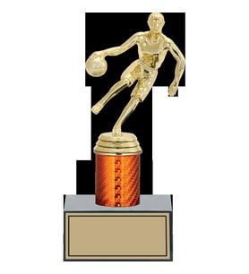 ODAK KUPA - Figürlü Kupalar - Basketbol Kadın Figürlü Kupalar FG-003 B - 22 cm