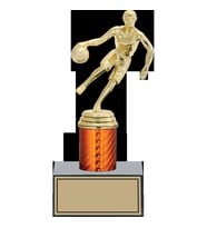 ODAK KUPA - Figürlü Kupalar - Basketbol Kadın Figürlü Kupalar FG-003 B - 22 cm