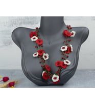 HANDMADE OYALI DOĞAL TAŞ KOLYE