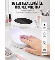 Protez Tırnak Kurutucu Kalıcı Oje Led Oje Kurutucu UV Işınlı Taşınabilir