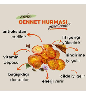 Cennet Hurması Kurusu Dilimli