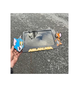 Motor Pleksi Plakalık ÖZEL TASARIM ( TOMY & JERY)