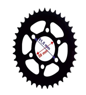 BAJAJ PULSAR NS 200 ARKA DİŞLİ 520-37T İÇ 58 MM ÖM
