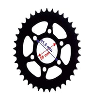 BAJAJ PULSAR NS 200 ARKA DİŞLİ 520-37T İÇ 58 MM ÖM