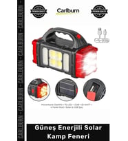 #SolarFener Taşınabilir Şarjlı Led Aydınlatma Su Geçirmez Outdoor Güneş Enerjili Solar Kamp Feneri