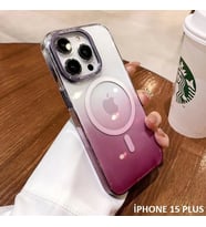 İphone 15 Plus Pixel Sert Magsafe Uyumlu Telefon Kılıfı