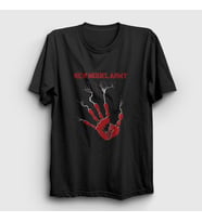 Presmono Unisex Siyah Ghost Of Cain New Model Army T-Shirt 484803tt
