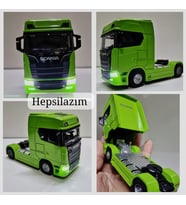 Scania Kafa Oyuncak Tır V8 R730 Taşıyıcı Scania Kupa S-770 Model Diecast 12 Cm Maket Koleksiyon