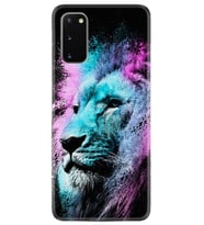 Samsung A02S A03S A10 A12 A13 A21S A22 Kılıf Desenli Silikon Pink Blue Leon 1603