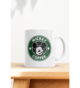 Mickey Coffee Baskılı Kupa Bardak