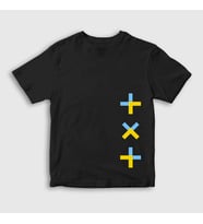 Presmono Unisex Çocuk Siyah Logo Tomorrow X Together Txt T-Shirt 533017tt