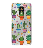 PrintiFy Xiaomi Redmi Note 9s ile Uyumlu Water Color 4  Kamera Korumalı Şeffaf  Kılıf