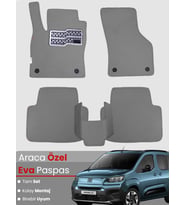 Fiat Doblo (2023-2024) Uyumlu EVA Paspas Tam Set – Birebir Uyum, Araca Özel Tasarım,Kolay Montaj