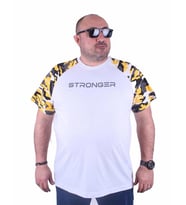 Starbattal Büyük Beden Raglan Sleeve Camouflage Erkek Tişört 23146 HARDAL