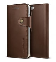 VRS Design iPhone 8 / 7 ile Uyumlu Native Diary Kılıf Dark Brown