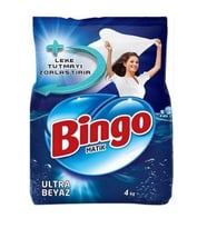 Bingo Matik Ultra Beyaz Deterjan 4 Kg.