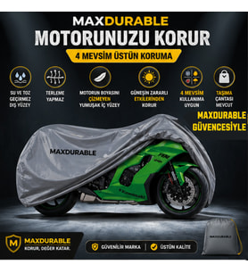 RKS SRK550 Motosiklet Brandası Su Geçirmez 4 Mevsim Boya Dostu Motor Brandası + TAŞIMA ÇANTALI