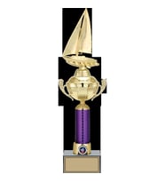 ODAK KUPA - Figürlü Kupalar - Yelken Figürlü Kupalar FG-060 B - 46 cm