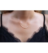 Glorria Altın Dorika Boncuk Kolye (Çok Renkli)