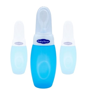 Babytime Mavi Kaşıklı Biberon