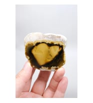 İşlenmiş Bal Rengi Merlinit Dilimi - Nadir Altın Dendritik Opal Kalp, 87g