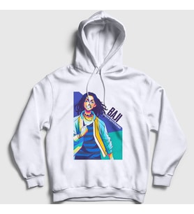 Presmono Unisex Beyaz Baji V2 Anime Tokyo Revengers Kapüşonlu Sweatshirt 259707tt