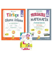 Üçgen 4.Sınıf Türkçe Okuma Anlama + Problemlerle Matematik (Beyaz)