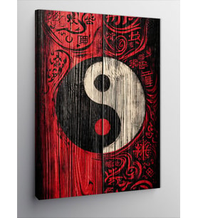 Kanvas Tablo Yin Yang Ve Dengeler
