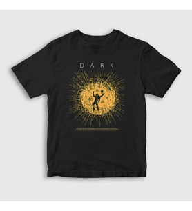 Presmono Unisex Çocuk Siyah The End Dark T-Shirt 187072tt