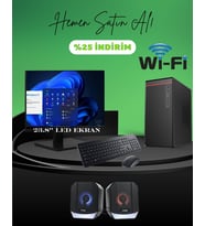 DAGMOR 400W BN2015082 H110 ANAKART İNTEL İ5 6 16GB DDR4 120GB SSD 23.8' MONİTÖR WİFİ FULL SET (Siyah)
