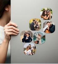 Kişiye Özel Ahşap Fotoğraflı UV Baskılı Magnet