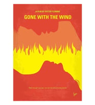 No299- Gone With The Wind Tablo Ahşap Poster Dekoratif