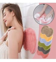 Pazarız Çok Amaçlı Vantuzlu Esnek Yumuşak Banyo El Ayak Vücut Plastik Duş Matı